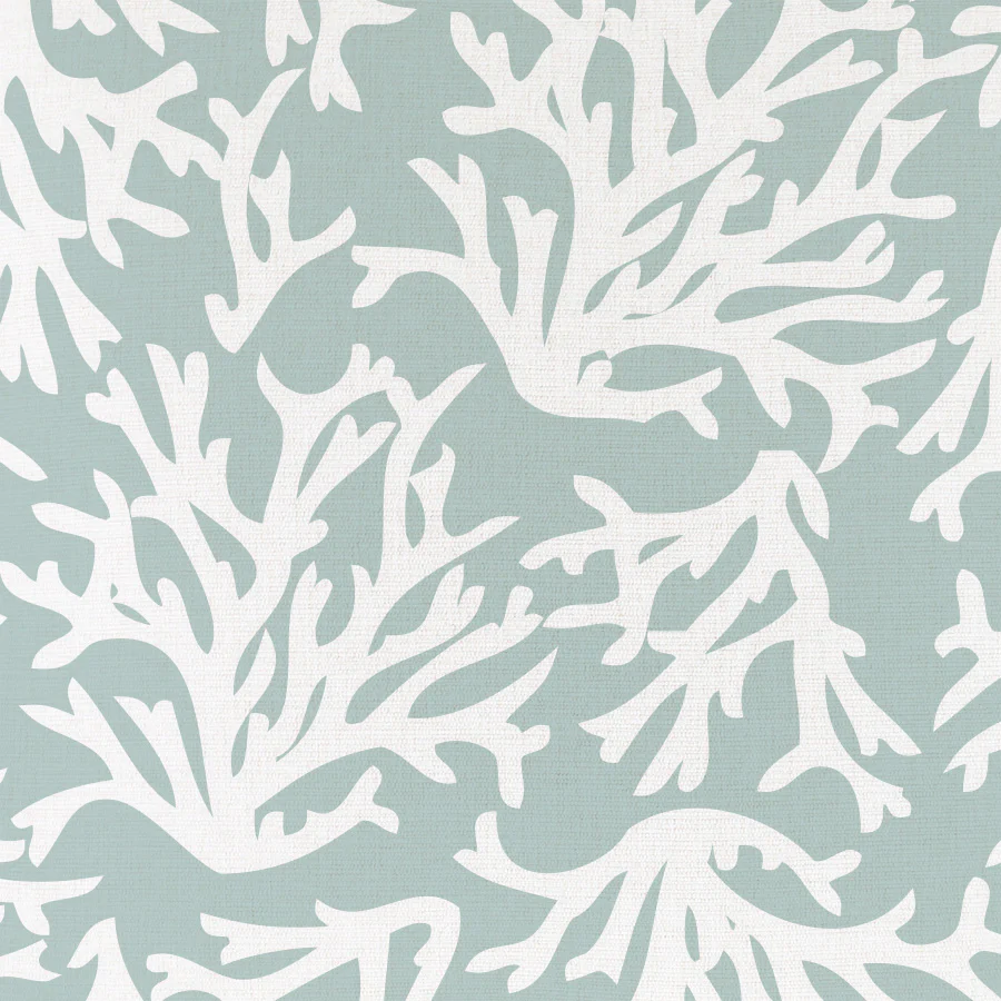 Outdoor Cushion Coastal Fringe Coastal Coral Seafoam 35cm x 50cm - Image 4