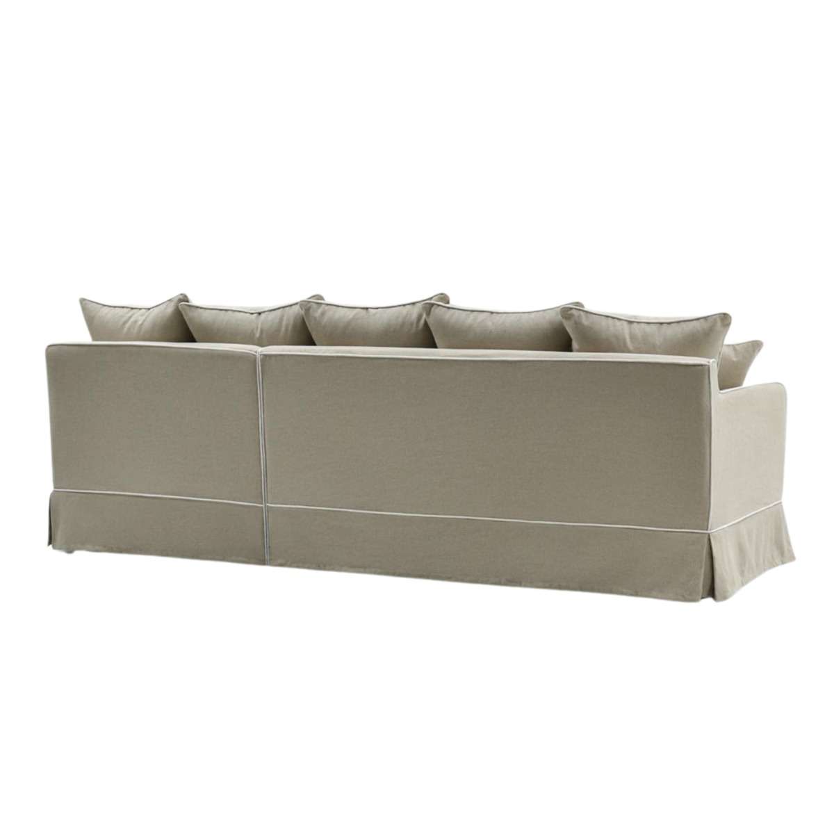 Noosa 3 Seater Right Chaise Sofa Natural, W 259cm D 166cm H 80cm (RRP $4999) - Image 4