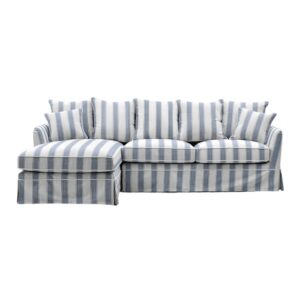 wp-image-tigress-57969.jpg Noosa 3 Seater Left Chaise Sofa Blue Sky Stripe, W 259cm D 166cm H 80cm (RRP $4999)