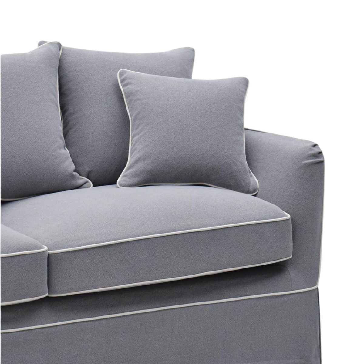 Noosa 3 Seater Left Chaise Sofa Grey, W 259cm D 166cm H 80cm (RRP $4999) - Image 5