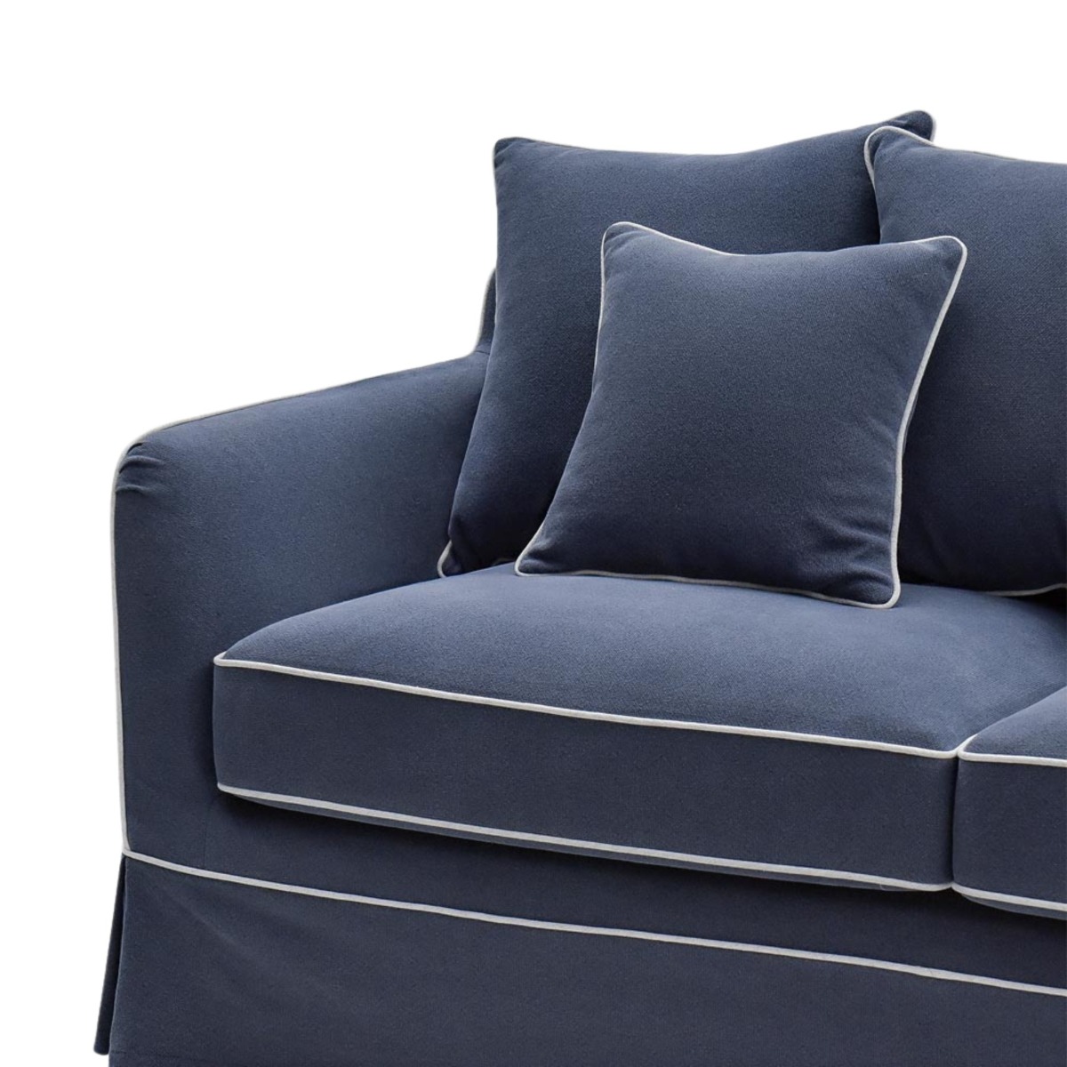 Noosa 3 Seater Left Chaise Sofa Navy, W 259cm D 166cm H 80cm (RRP $4999) - Image 5