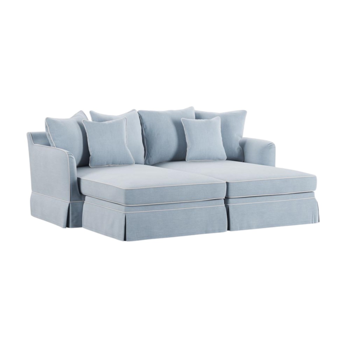 Noosa Double Chaise Daybed Beach, W 180cm D 170cm H 80cm (RRP $3999) - Image 2