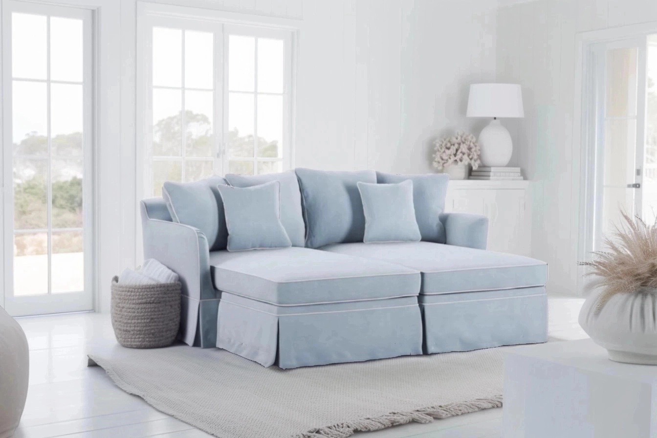 Noosa Double Chaise Daybed Beach, W 180cm D 170cm H 80cm (RRP $3999) - Image 7