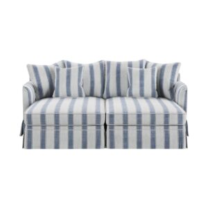 wp-image-tigress-58021.jpg Noosa Double Chaise Daybed Blue Sky Stripe, W 180cm D 170cm H 80cm (RRP $3999)