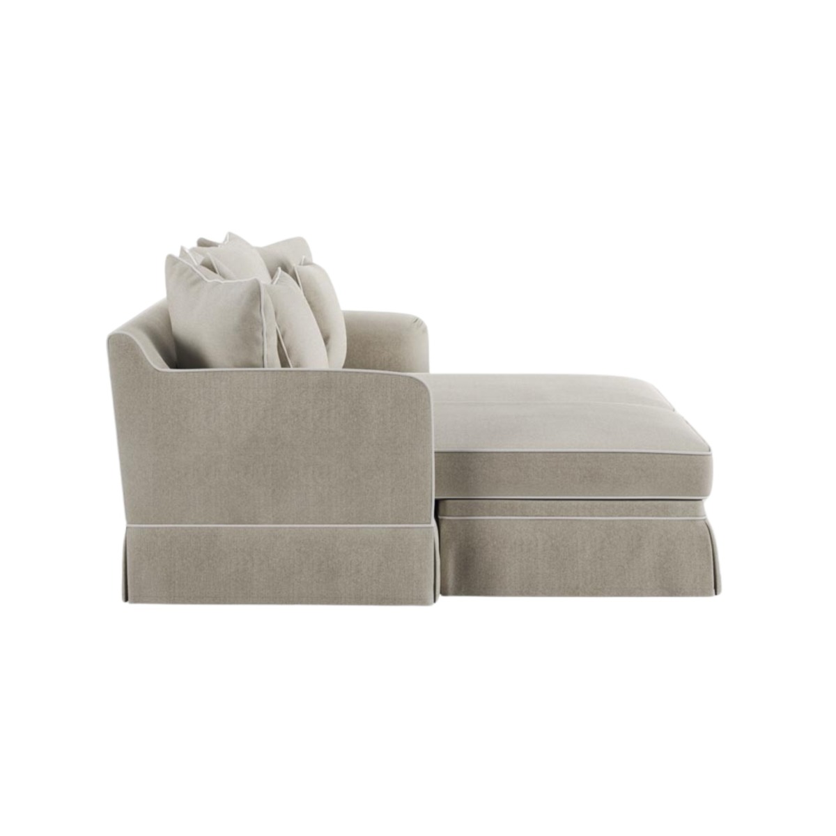 Noosa Double Chaise Daybed Natural, W 180cm D 170cm H 80cm (RRP $3999) - Image 4
