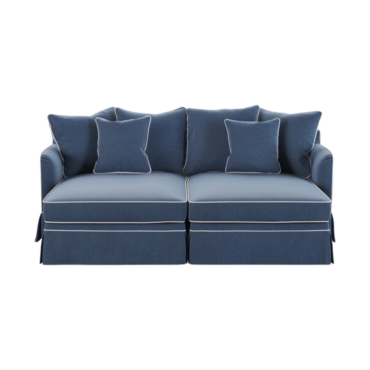 Noosa Double Chaise Daybed Navy, W 180cm D 170cm H 80cm (RRP $3999)