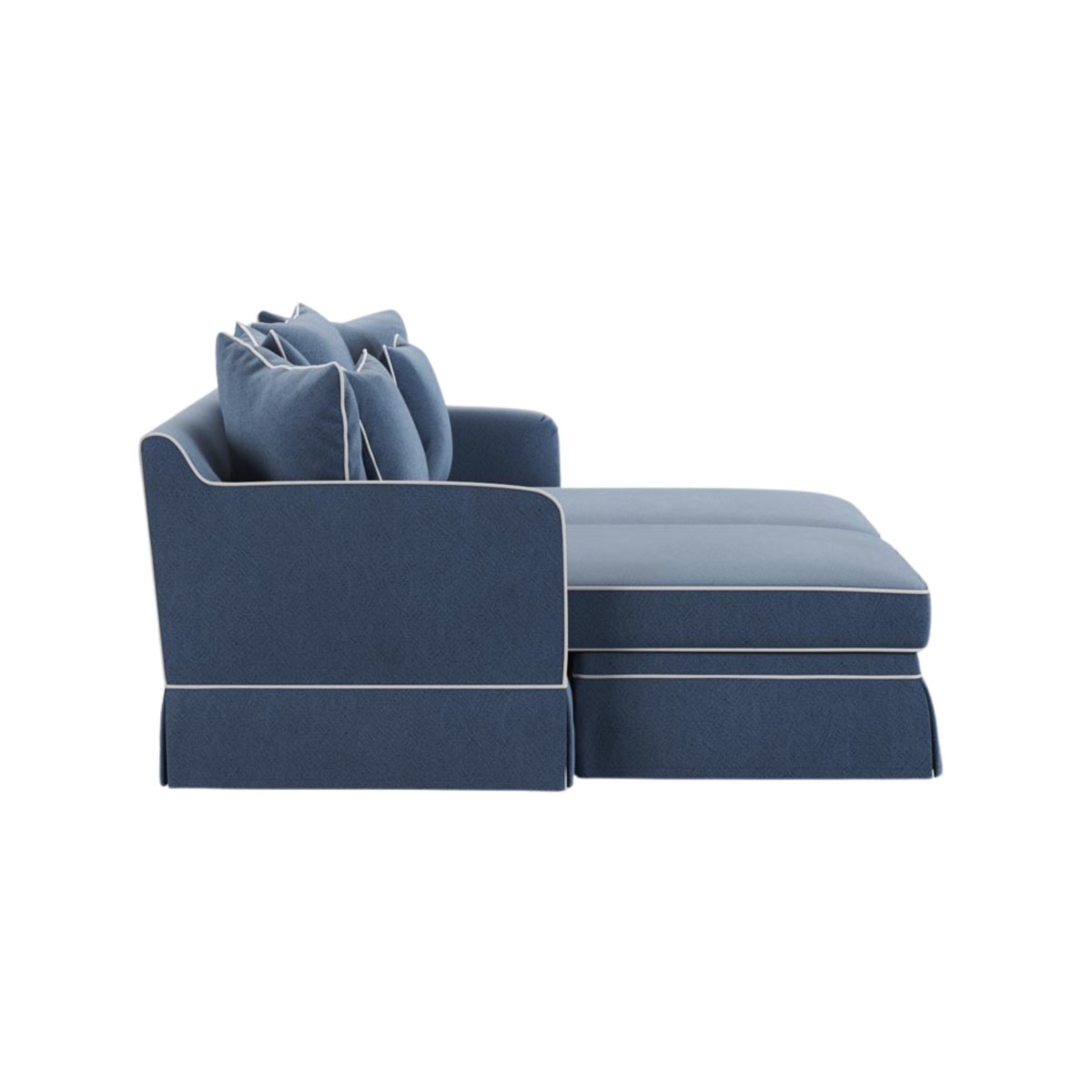 Noosa Double Chaise Daybed Navy, W 180cm D 170cm H 80cm (RRP $3999) - Image 3