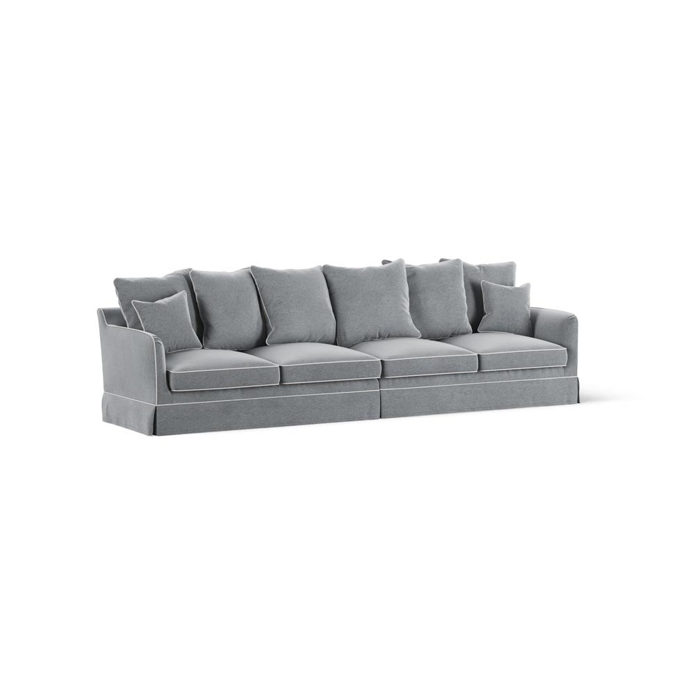 Noosa 4 Seat Modular Sofa Grey, W 330cm D 91cm H 80cm (RRP $4999) - Image 2