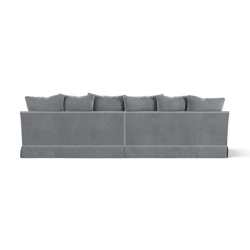 Noosa 4 Seat Modular Sofa Grey, W 330cm D 91cm H 80cm (RRP $4999) - Image 4