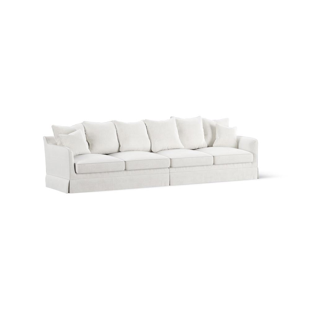 Noosa 4 Seat Modular Sofa Ivory, W 330cm D 91cm H 80cm (RRP $4999) - Image 2