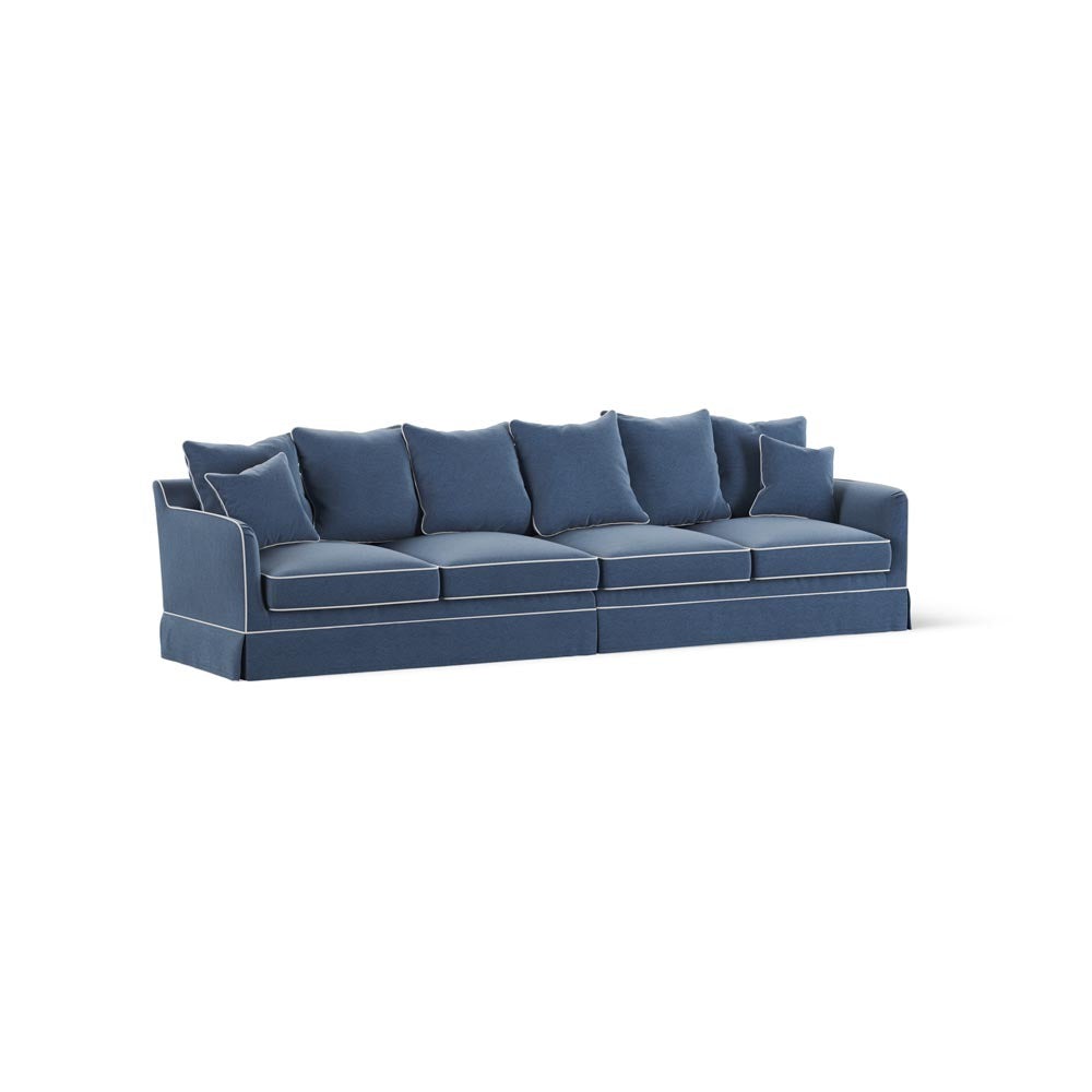 Noosa 4 Seat Modular Sofa Navy, W 330cm D 91cm H 80cm (RRP $4999) - Image 2