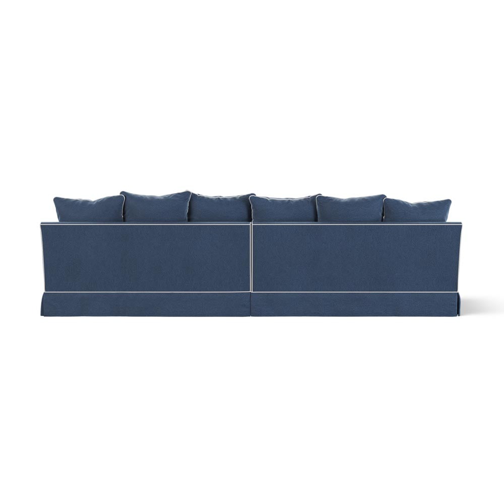 Noosa 4 Seat Modular Sofa Navy, W 330cm D 91cm H 80cm (RRP $4999) - Image 4