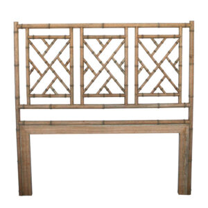 Chippendale Bedhead Super King Size Weathered Oak, 203cm W x 152 H