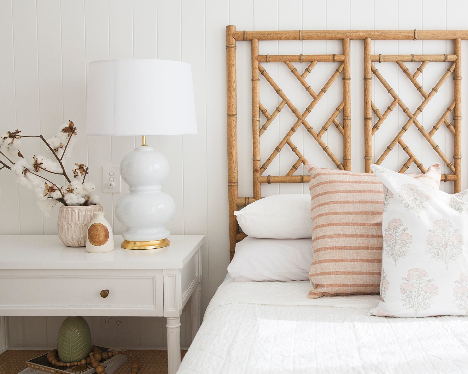 Chippendale Bedhead Super King Size Weathered Oak, 203cm W x 152 H - Image 5