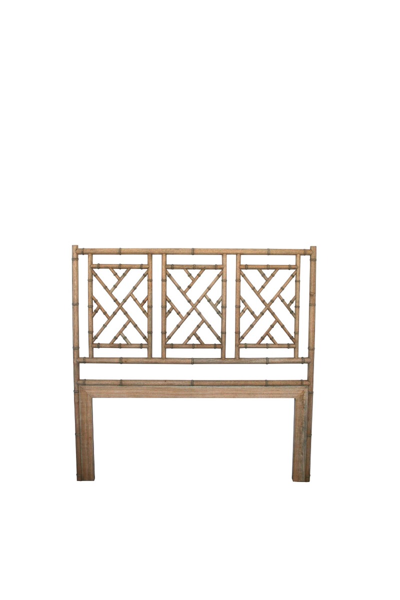 Chippendale Bedhead Super King Size Weathered Oak, 203cm W x 152 H - Image 8
