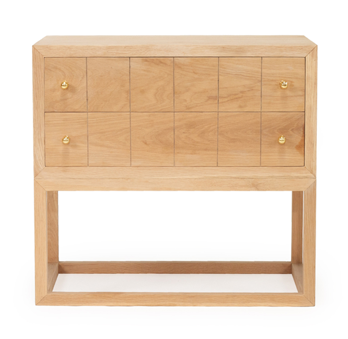 Lisette Bedside Table, Width 71cm x Depth 45cm x Height 66.7cm