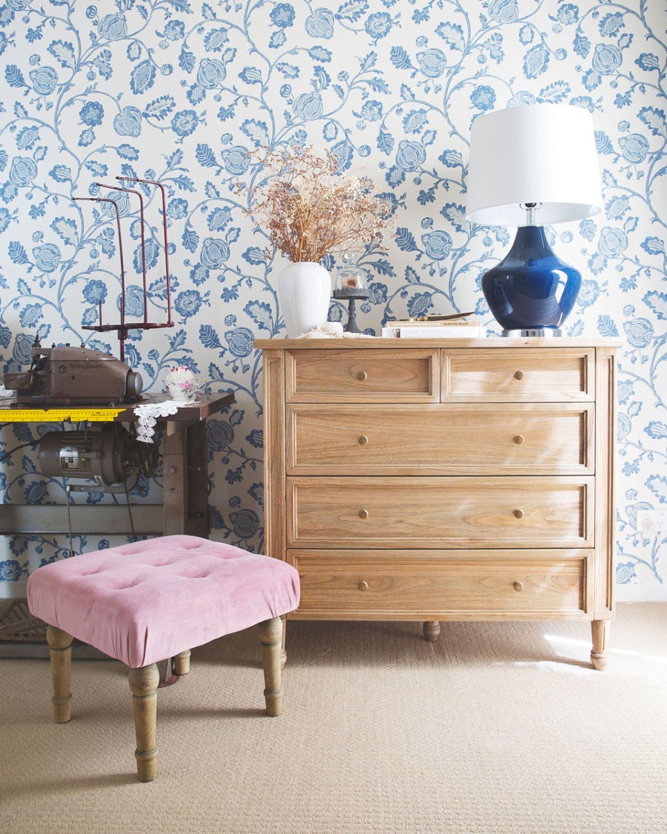 Hamilton Dresser 5 Drawer Weathered Oak, W 100cm x D 47cm x H 92cm - Image 3