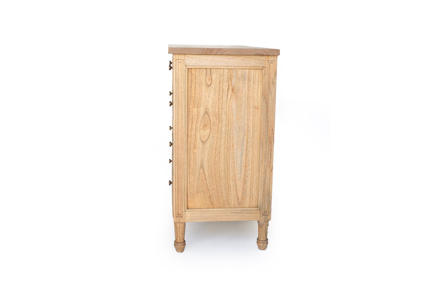 Hamilton Dresser 5 Drawer Weathered Oak, W 100cm x D 47cm x H 92cm - Image 11