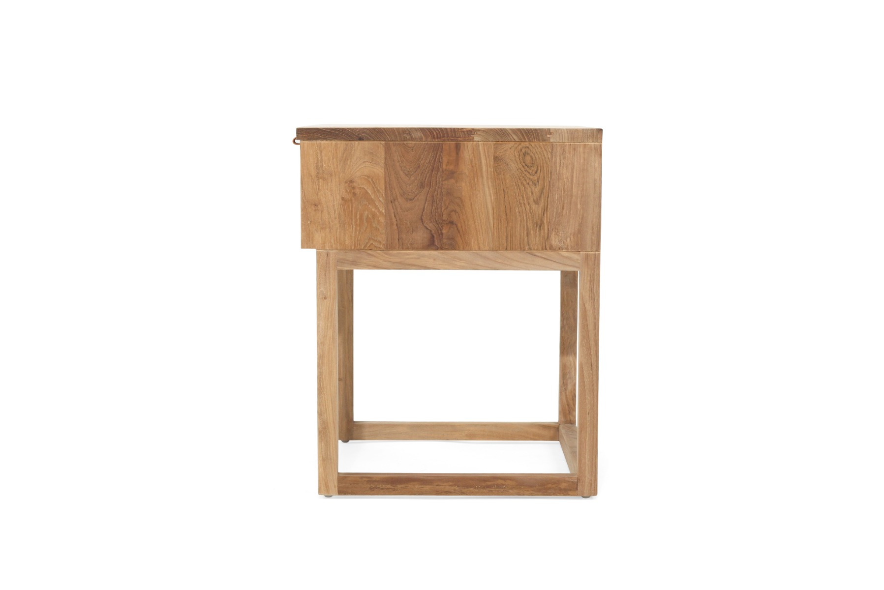 Flynn Bedside Table Natural, W 50cm x D 45cm x H 55cm - Image 6
