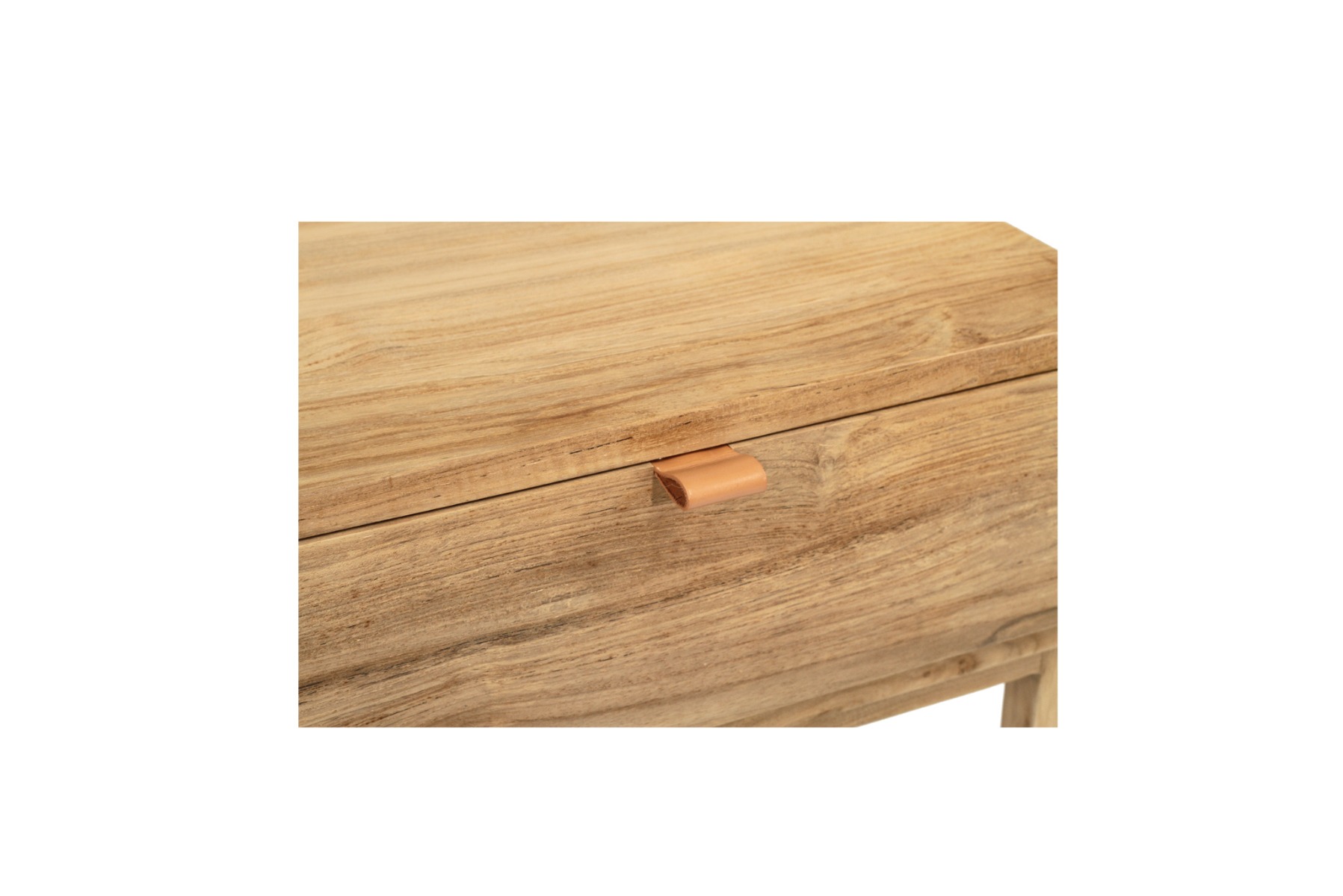 Flynn Bedside Table Natural, W 50cm x D 45cm x H 55cm - Image 10