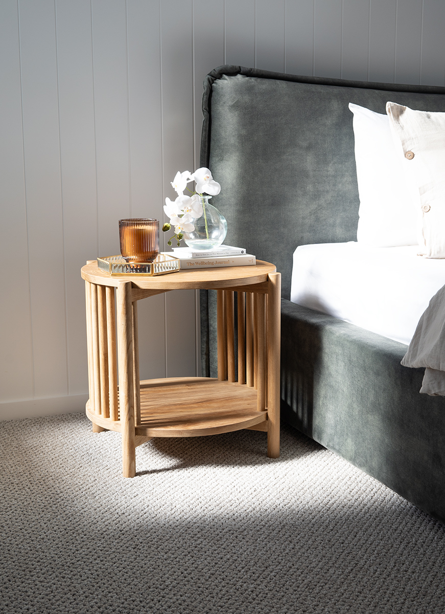 Sadie Side Table Natural, 50cm DIA x 48cm H - Image 6