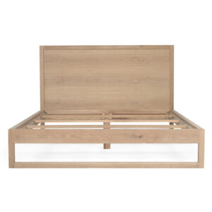 Clovelly Bed Double Size American Oak, 150cm Wide x 200cm Long x 112cm High