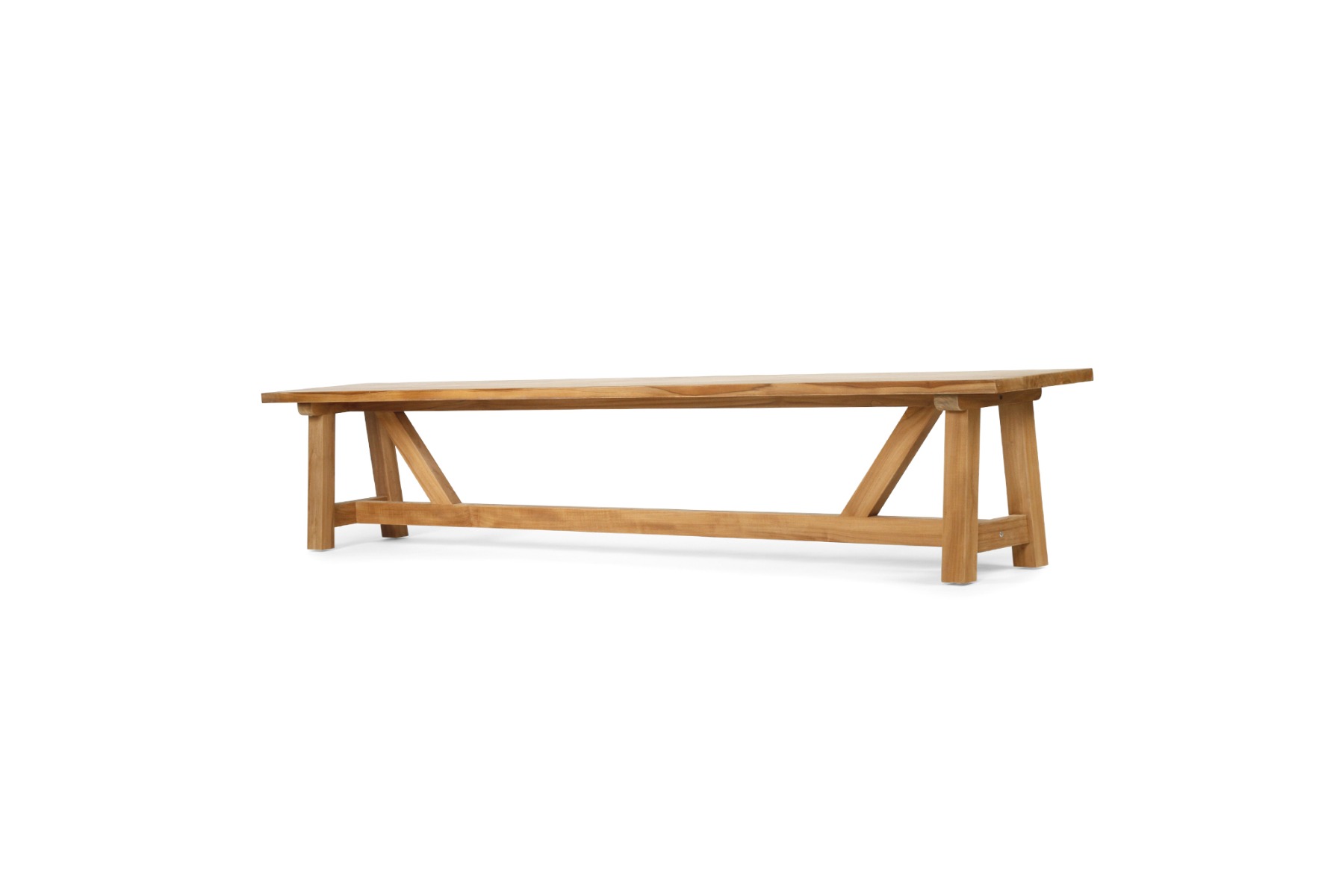 Farmhouse Bench Seat, 2.6m W x 0.40m D x 0.46m H - Image 8