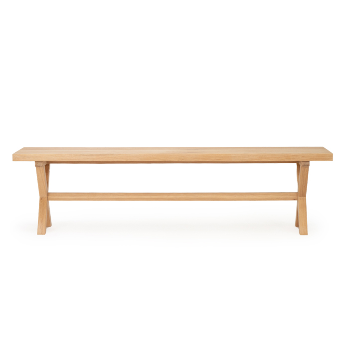 Malibu Bench Seat, Width 145cm x Depth 39cm x Height 46cm