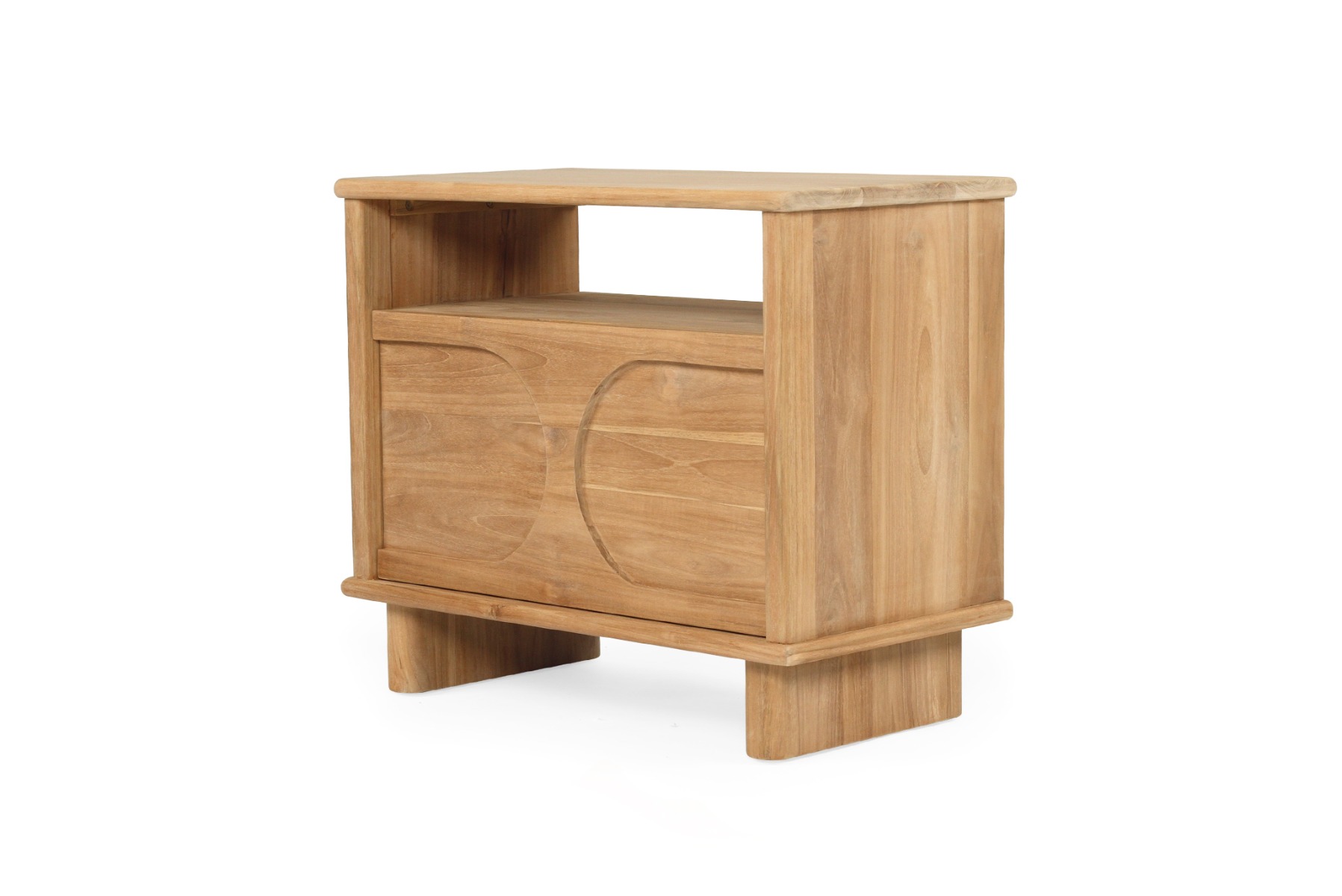 Bruno Bedside Table, W 65cm x D 35cm x H 55cm - Image 4