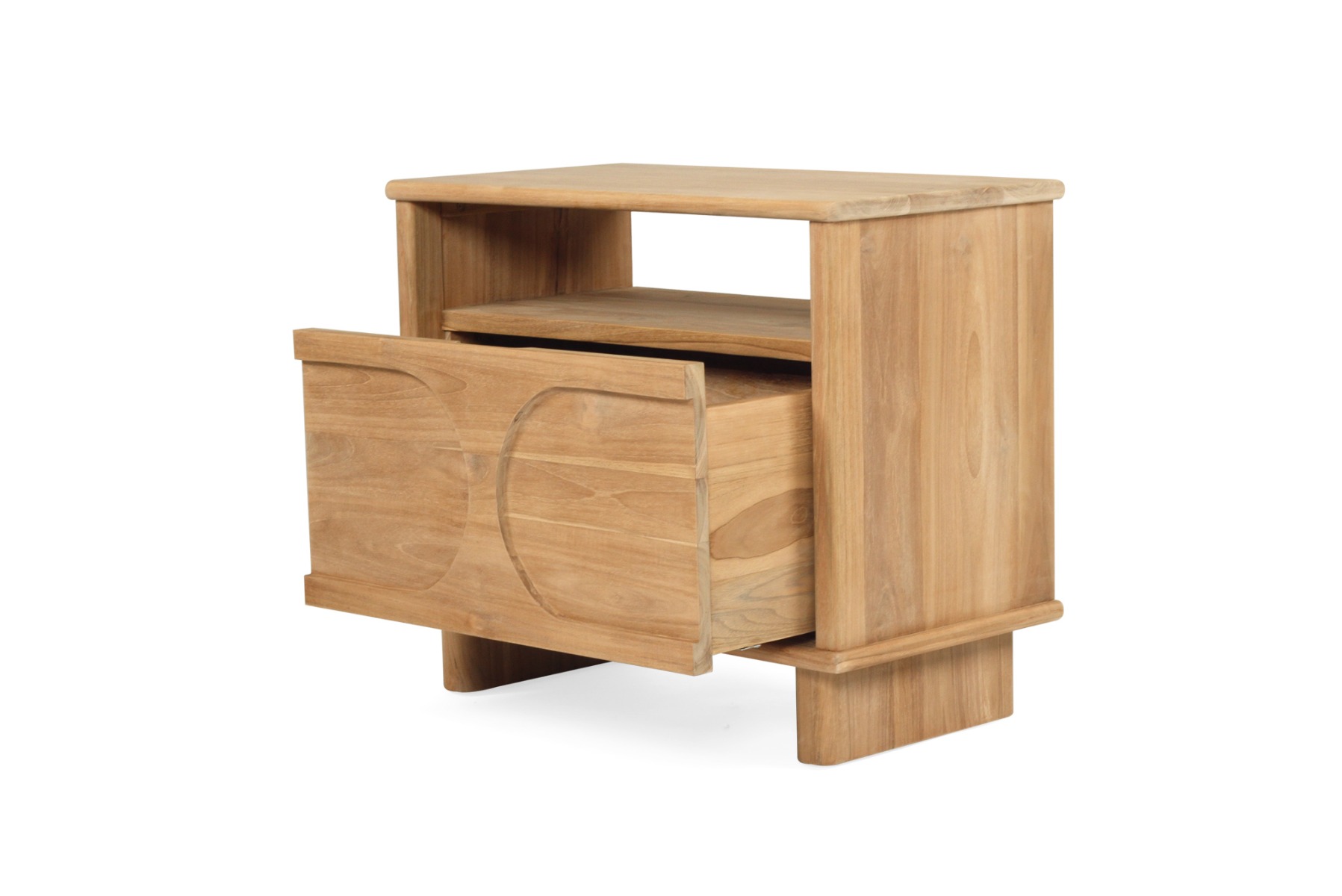 Bruno Bedside Table, W 65cm x D 35cm x H 55cm - Image 5