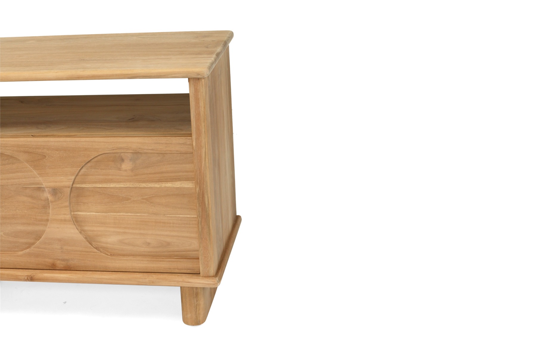 Bruno Bedside Table, W 65cm x D 35cm x H 55cm - Image 8