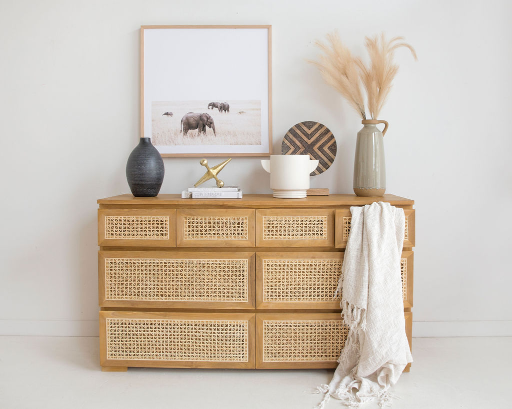 Fernando Chest Of Drawers Eight Drawers, W 150cm x D 50cm x H 84cm - Image 2