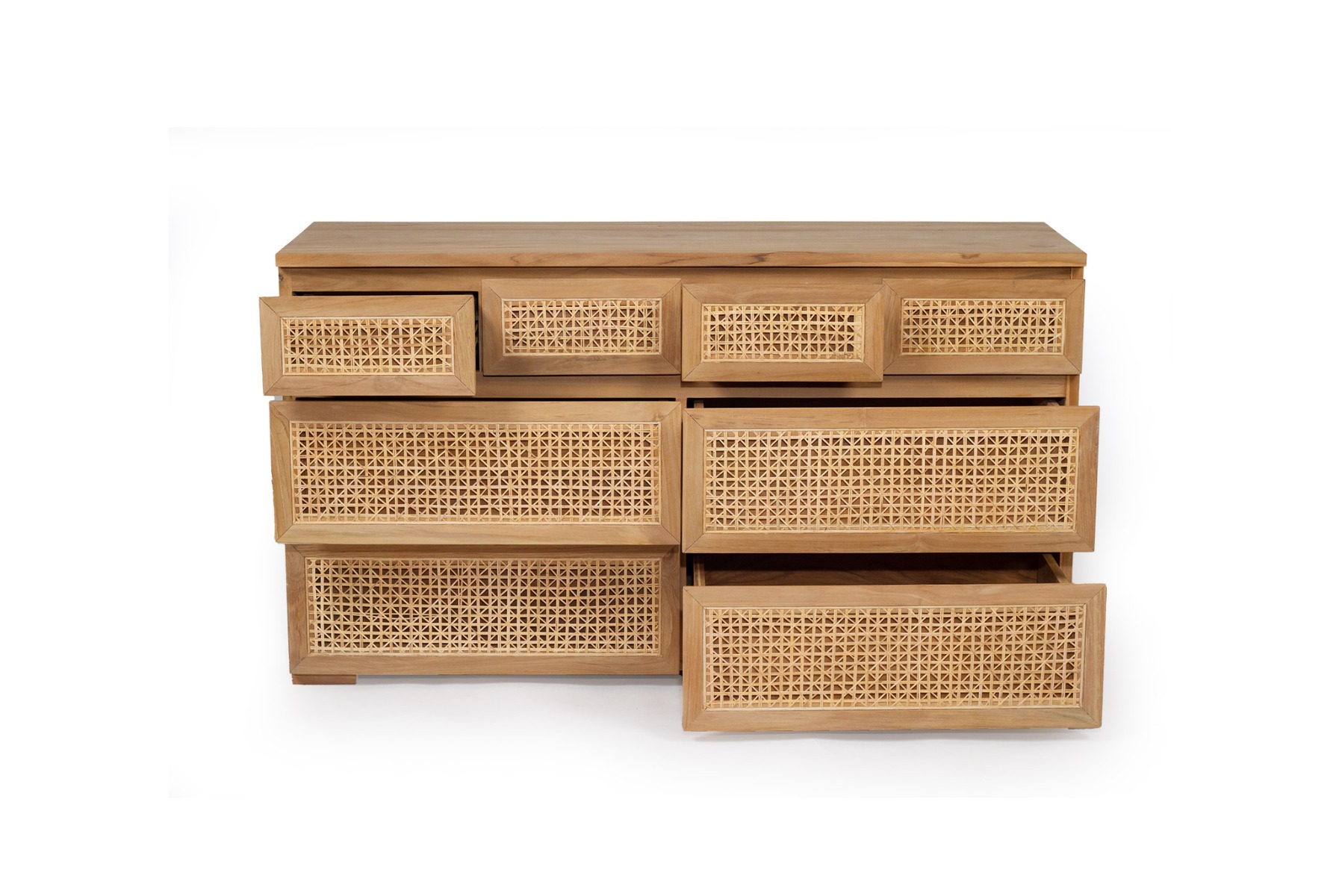Fernando Chest Of Drawers Eight Drawers, W 150cm x D 50cm x H 84cm - Image 5