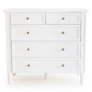wp-image-tigress-58941.jpg Hamilton Dresser White 5 Drawer, W 100cm x H 92cm x D 47cm