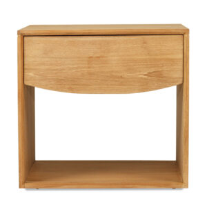 Koa Bedside Table, W 60cm x D 46cm x H 56cm