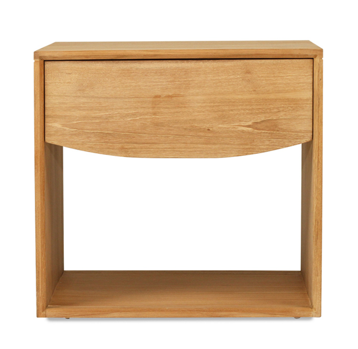 Koa Bedside Table, W 60cm x D 46cm x H 56cm