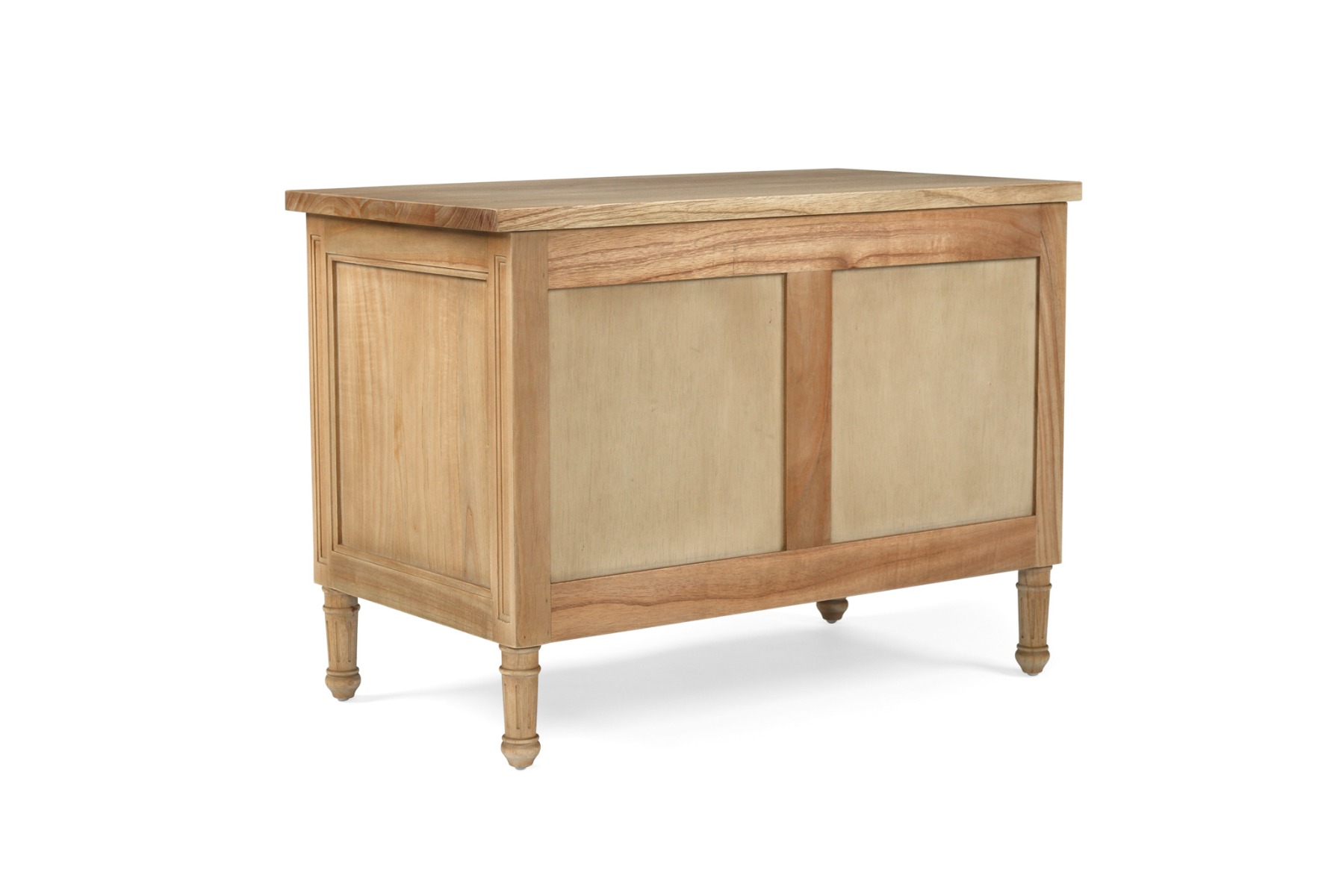 Hamilton Bedside Table/ Nightstand 3 Drawer Weathered Oak, Width 91cm × Depth 51cm × Height 67cm - Image 6