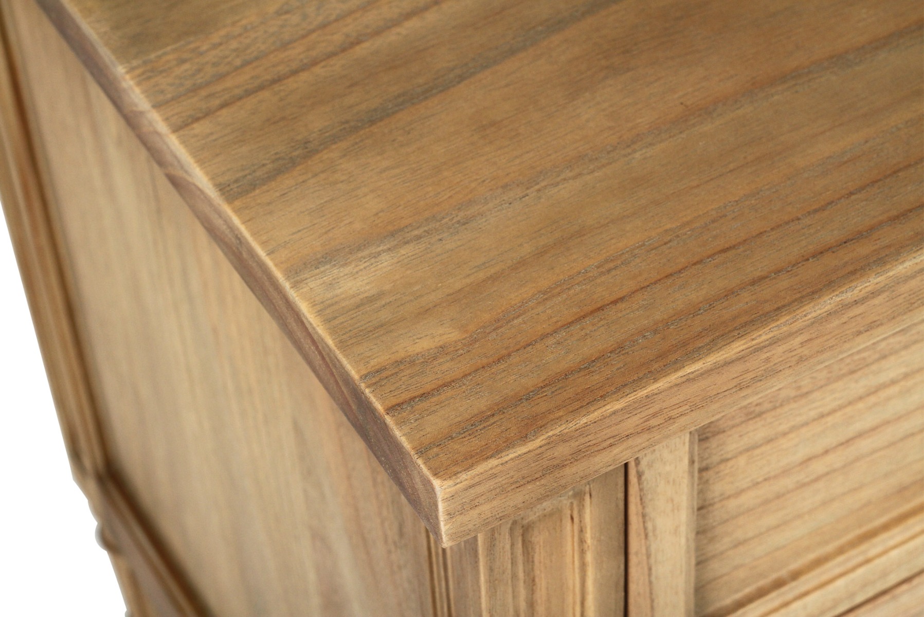 Hamilton Bedside Table/ Nightstand 3 Drawer Weathered Oak, Width 91cm × Depth 51cm × Height 67cm - Image 7