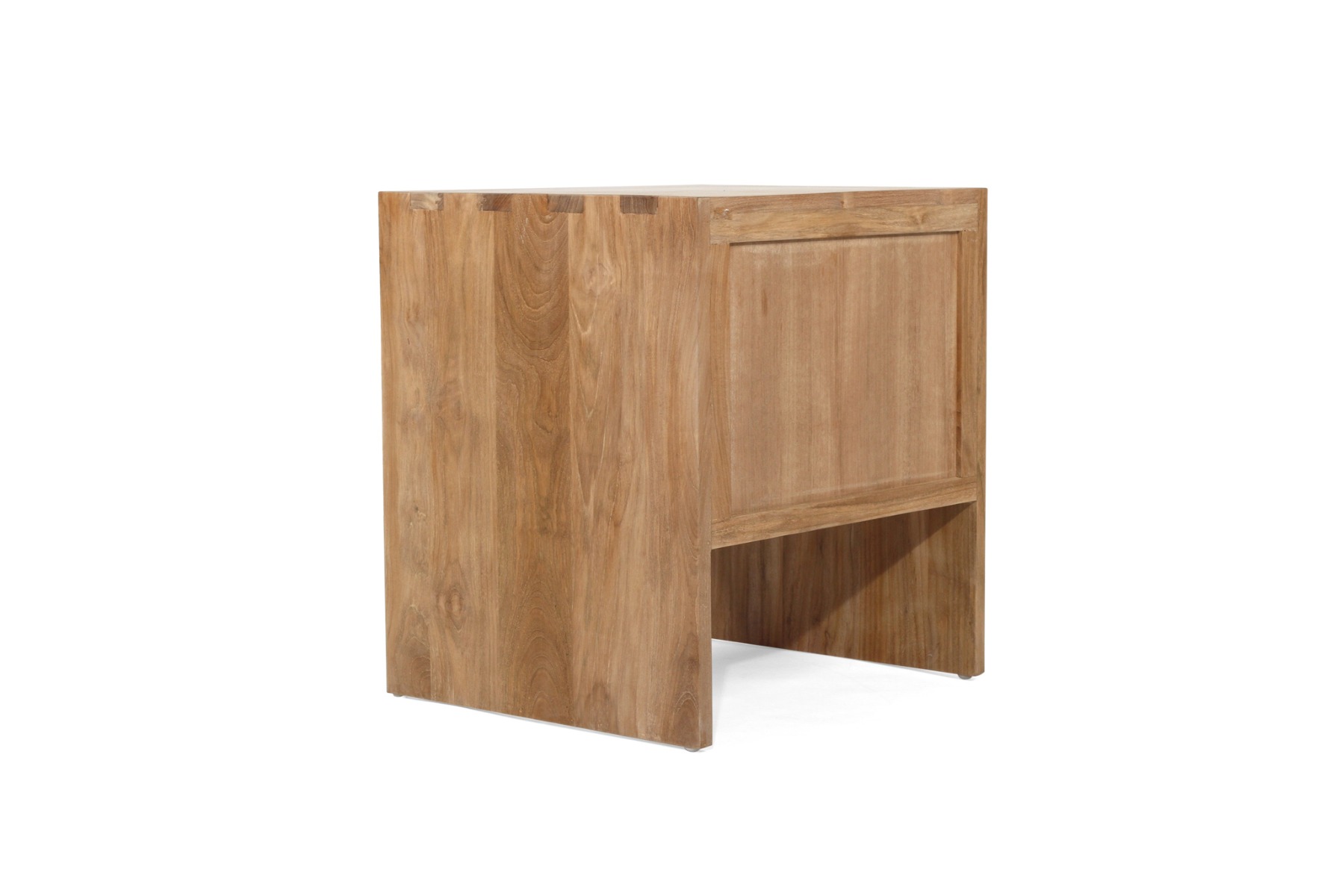 Hunter Bedside Table Natural, 50cm W x 45cm D x 55cm H - Image 6