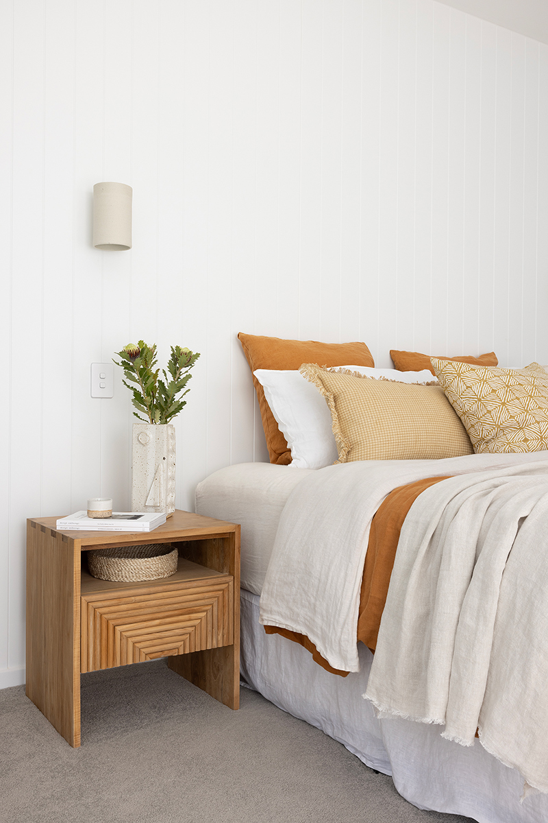 Hunter Bedside Table Natural, 50cm W x 45cm D x 55cm H - Image 12
