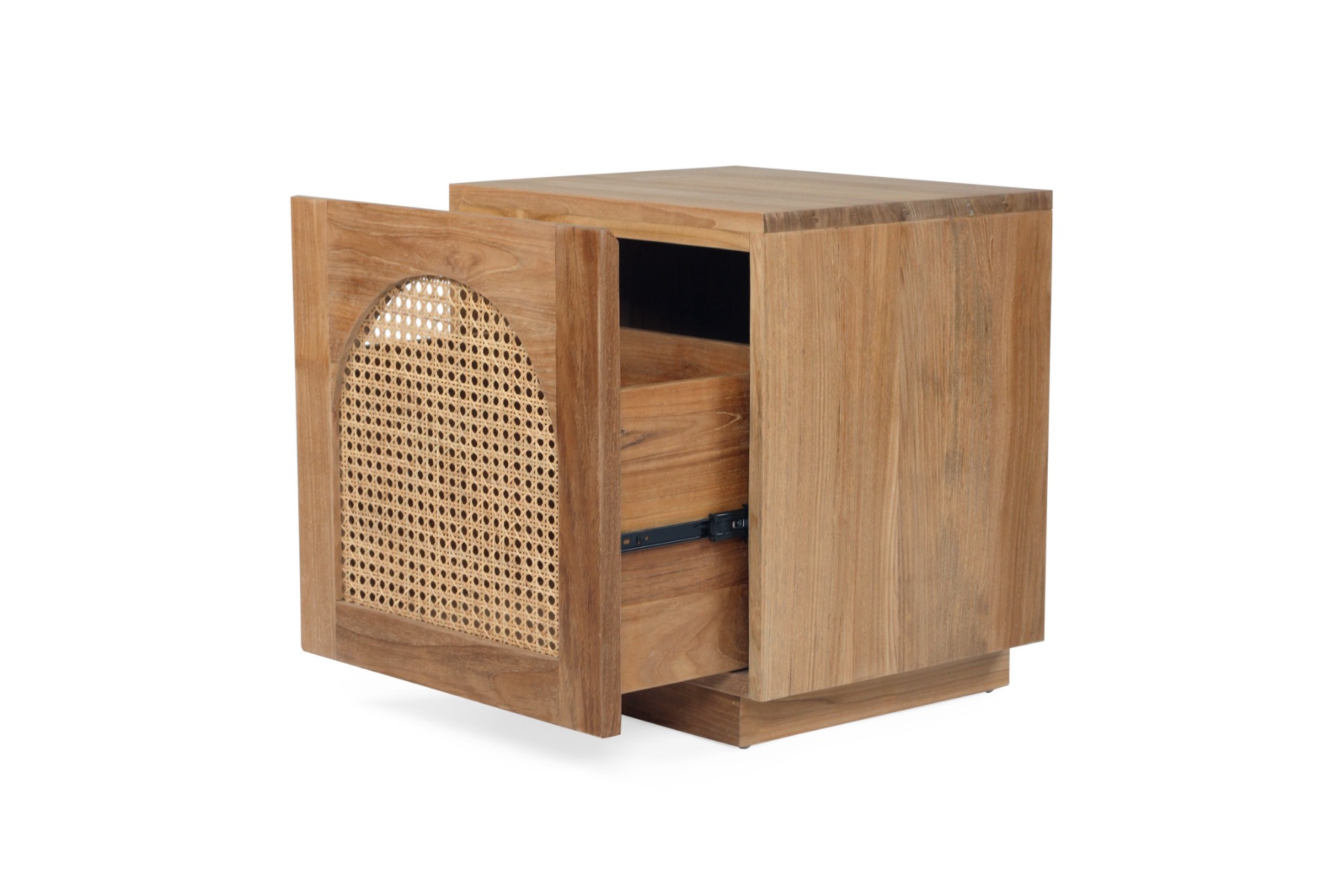Ryan Bedside Table Natural, W 50cm x D 45cm x H 55cm - Image 3