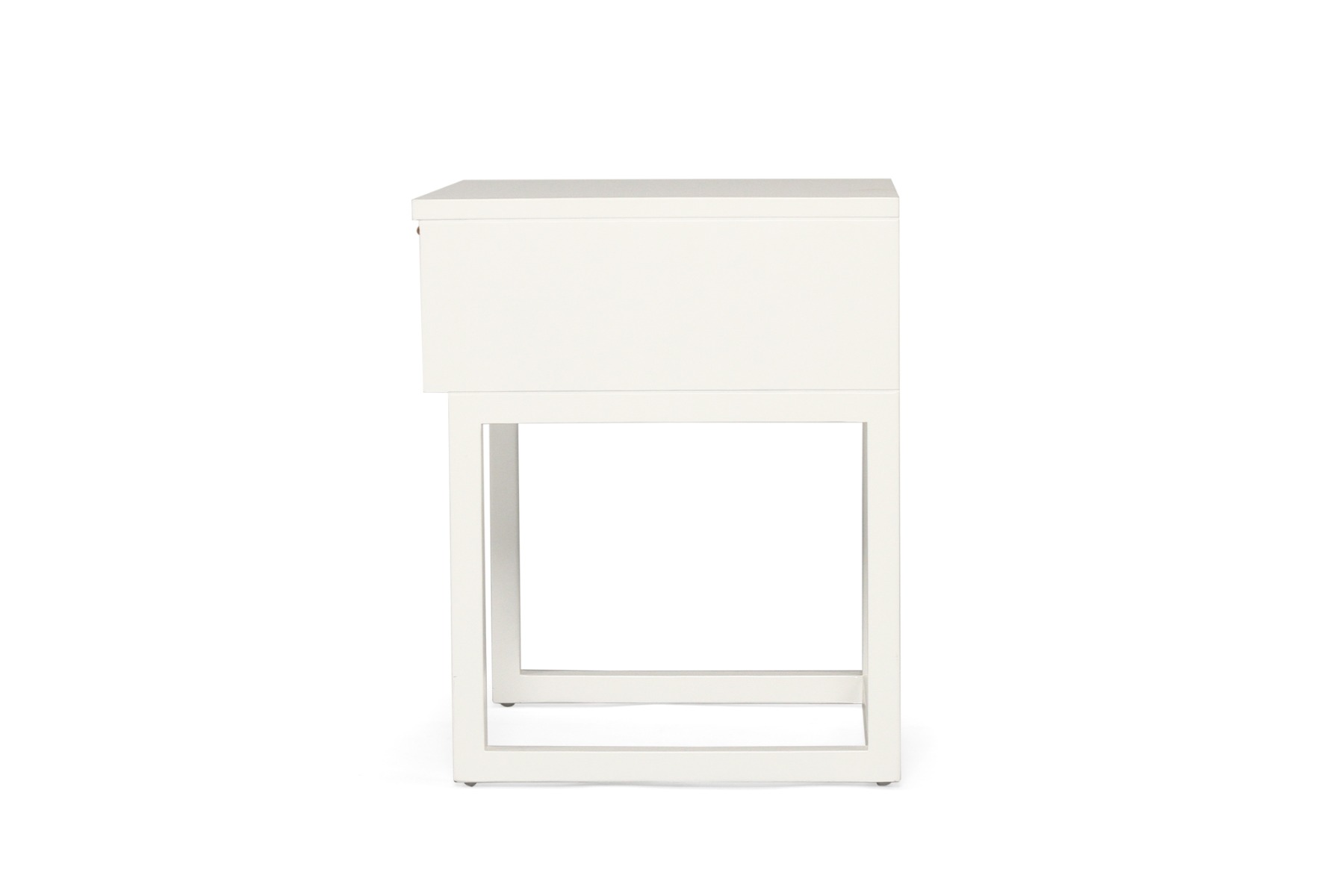 Flynn Bedside Table White, 50cm W x 45cm D x 55cm H - Image 7