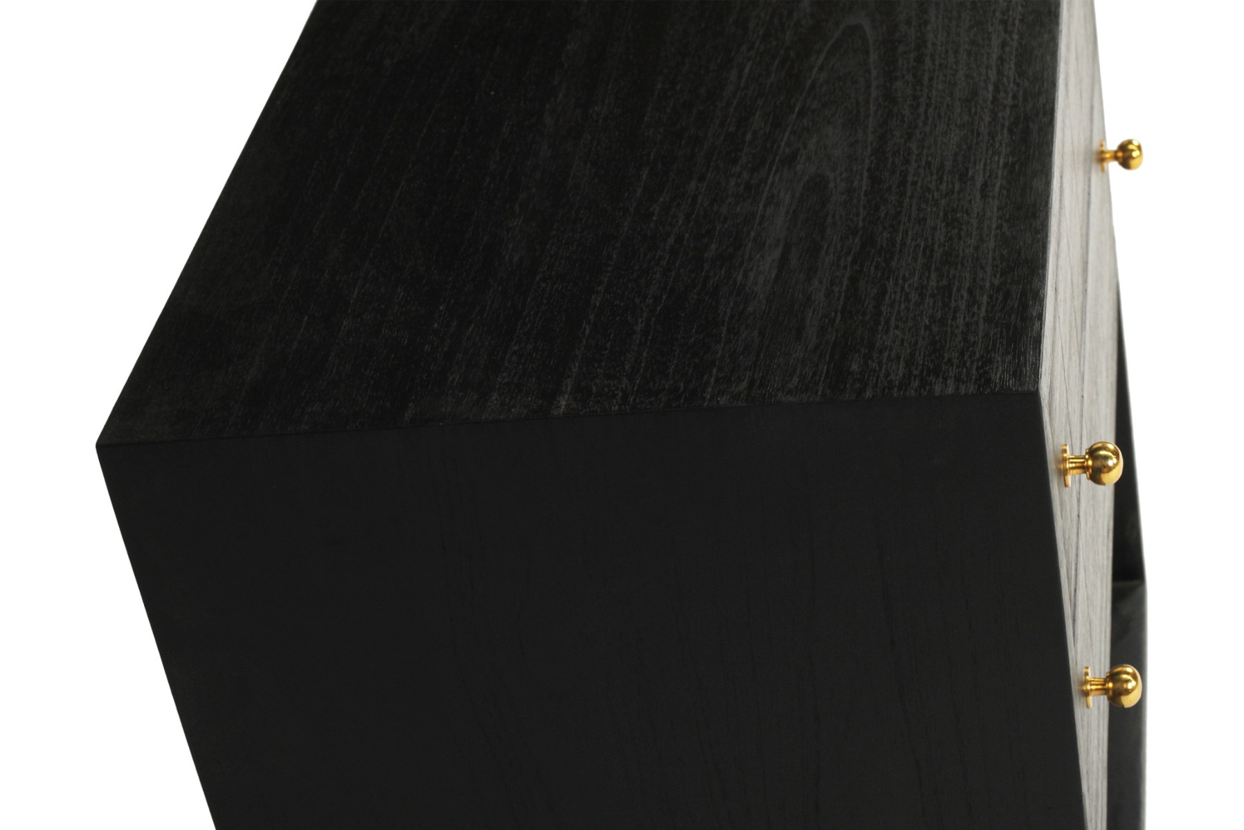Lisette Bedside Table Black, Width 71cm x Depth 45cm x Height 66.7cm - Image 8