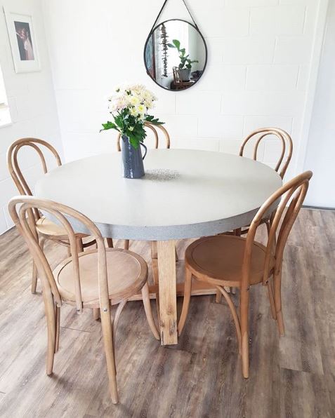 Replica Bentwood Chair Weathered Oak, W 42cmx D 52cm x H 91cm - Image 2