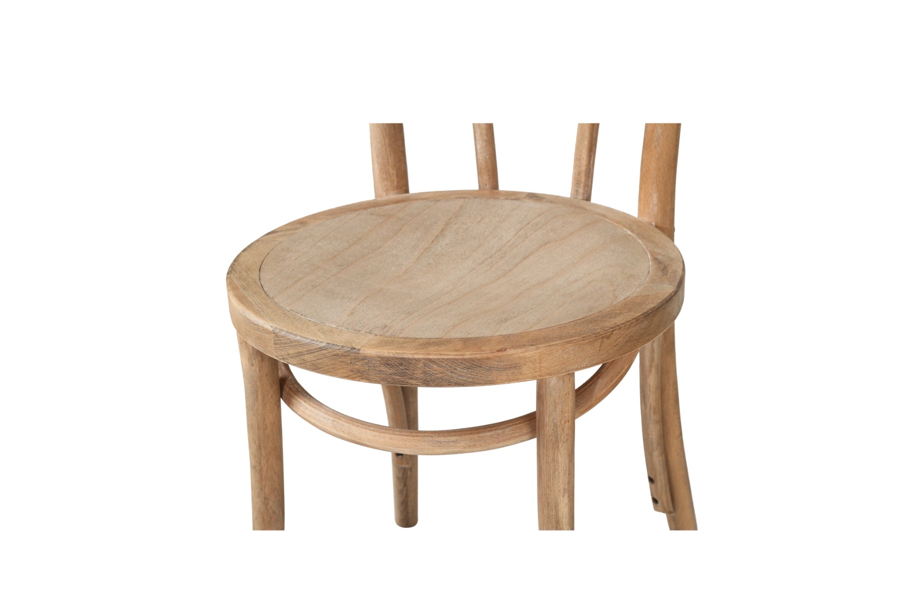 Replica Bentwood Chair Weathered Oak, W 42cmx D 52cm x H 91cm - Image 6