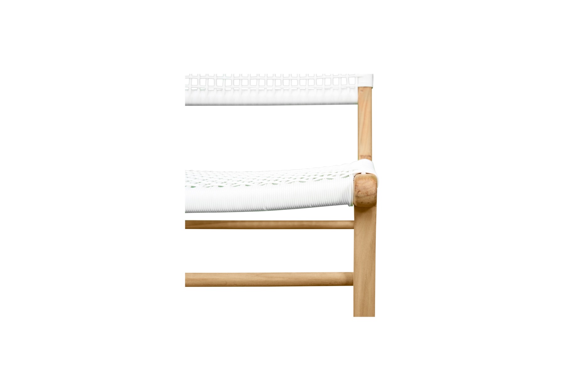 Zen Dining Chair White, Width 49cm x Height 87cm x Depth 56cm - Image 10