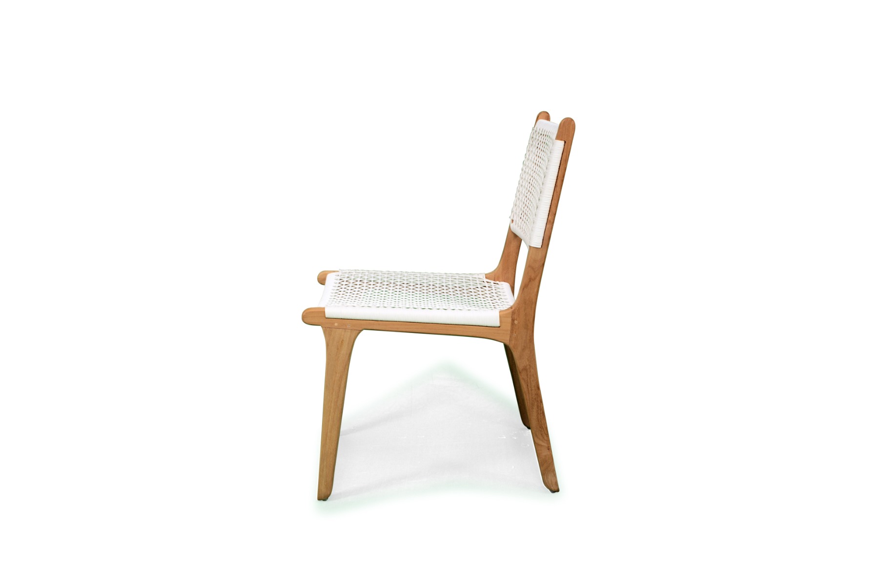 Zen Dining Chair White, Width 49cm x Height 87cm x Depth 56cm - Image 14