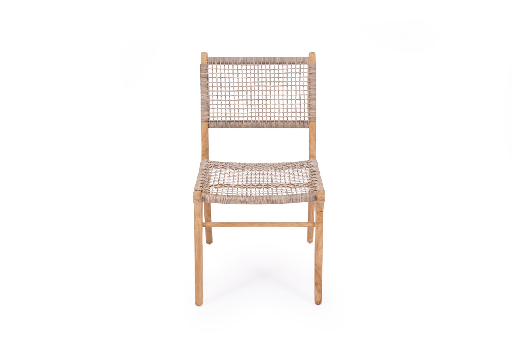 Zen Dining Chair Washed Grey, Width 49cm x Depth 56cm x Height 87cm - Image 4