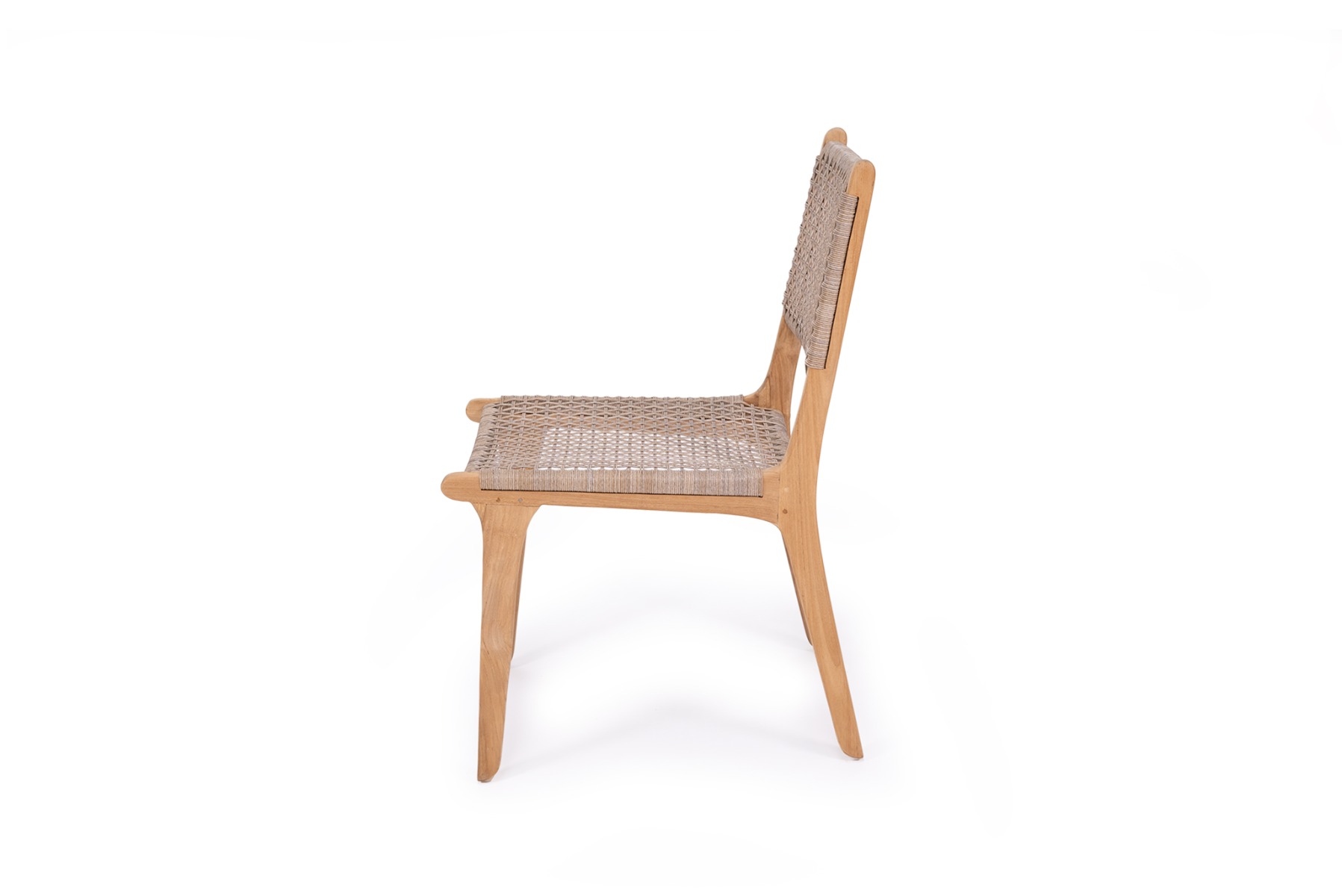 Zen Dining Chair Washed Grey, Width 49cm x Depth 56cm x Height 87cm - Image 6