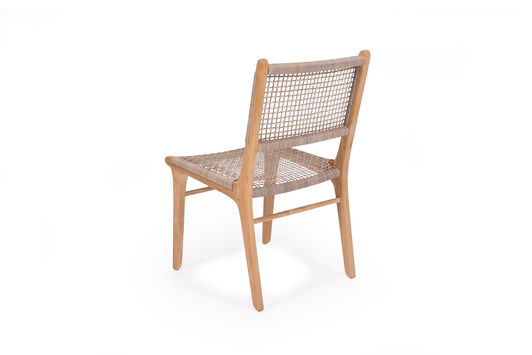 Zen Dining Chair Washed Grey, Width 49cm x Depth 56cm x Height 87cm - Image 7